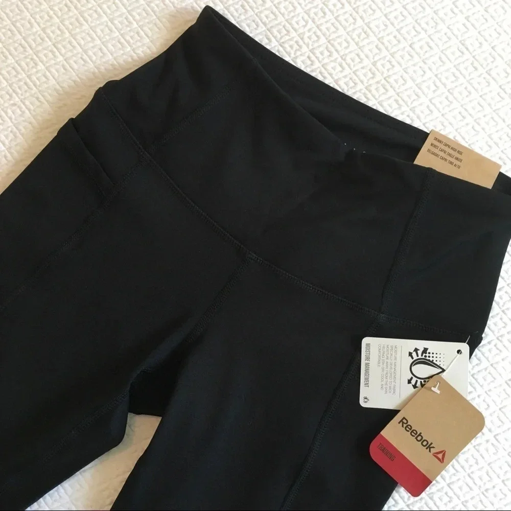 NWT Reebok High Rise Skinny Capri - Picture 2 of 10